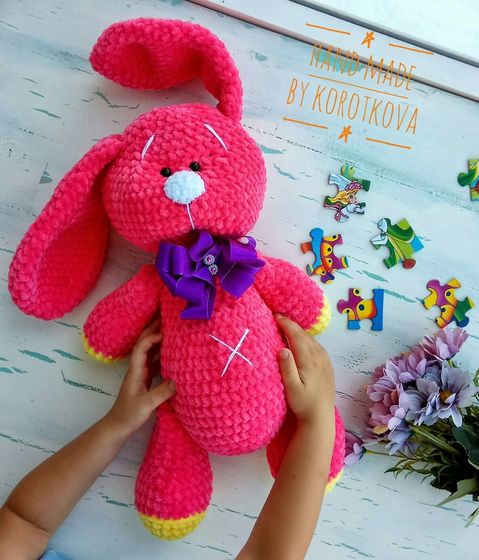 Игрушки из зефирной пряжи на заказ