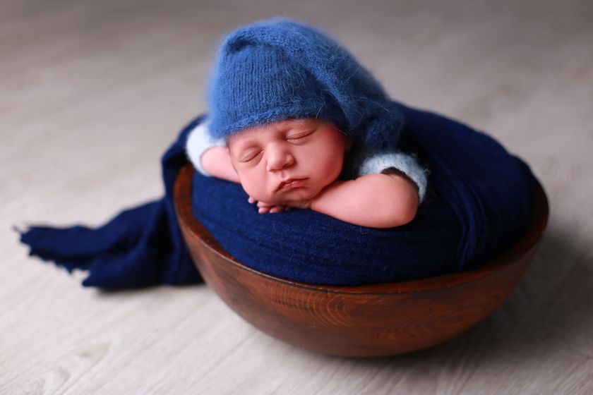 Моя первая съемка в стиле Newborn