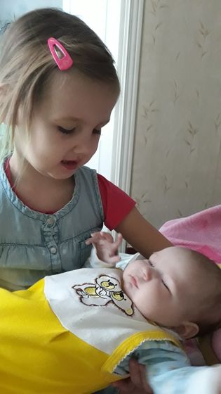 Сыночек и дочка))