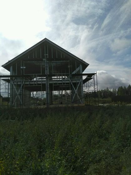 Дом на металлокаркасе
