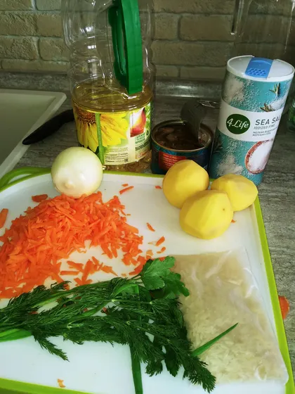 Суп с сайрой
