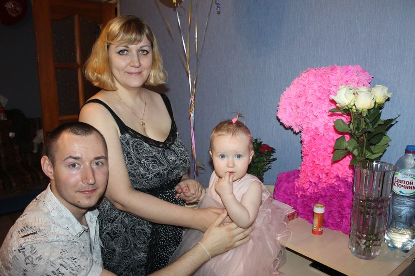 Анжелике 1 годик!👧💗👪