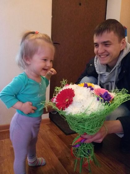 Годик моей принцессе!