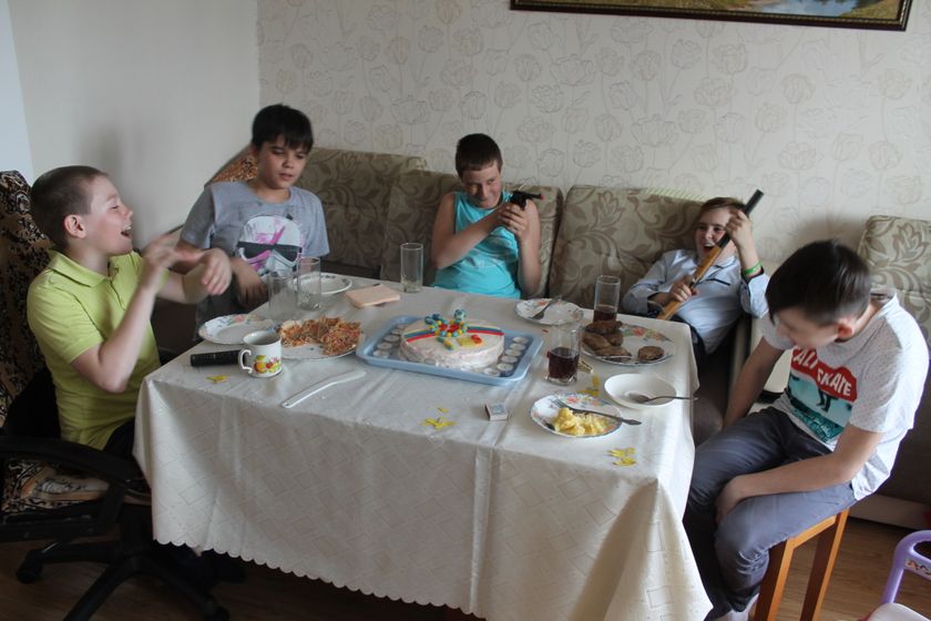 День Рождения сына и тортик