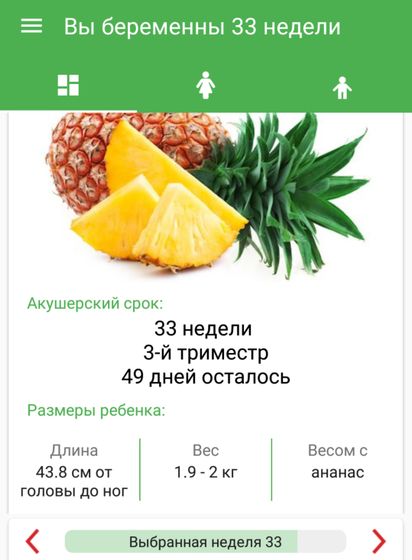 Нам 3️⃣3️⃣ недельки