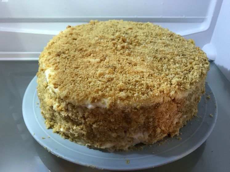 Медовик мой первый 😋