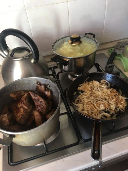 Кашеварю???