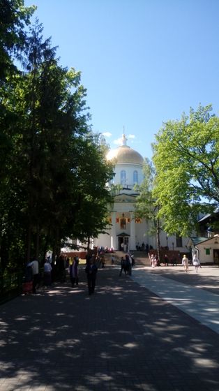 Наша поездка в Псково-Печерский монастырь.