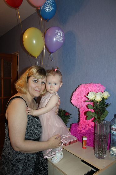 Анжелике 1 годик!👧💗👪
