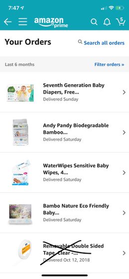 Amazon prime. Baby backs