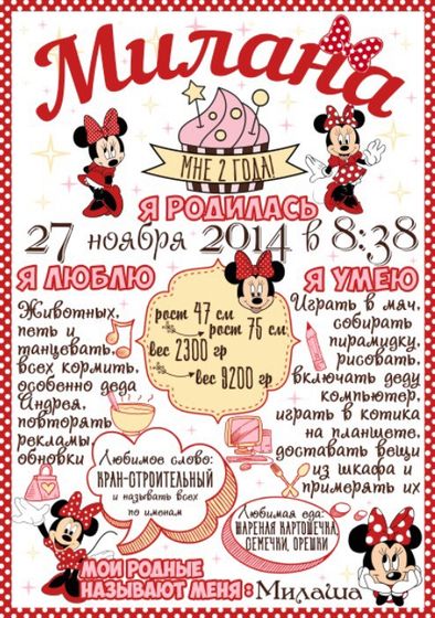 Постеры достижений малышей??