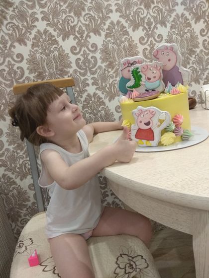 Наш торт 🎂 на ДР доченьки🍾отзыв🙏