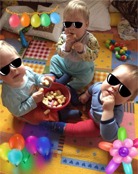 Мои тройняшки😎😎😎