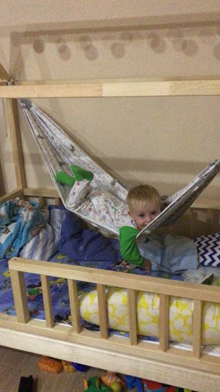 Находка для насЕму понравилосьУра))))Гамак