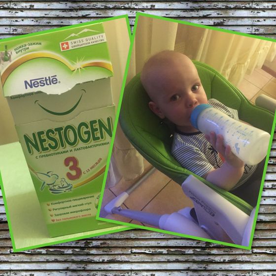 Наши впечатления о детском сухом молочке Nestogen3