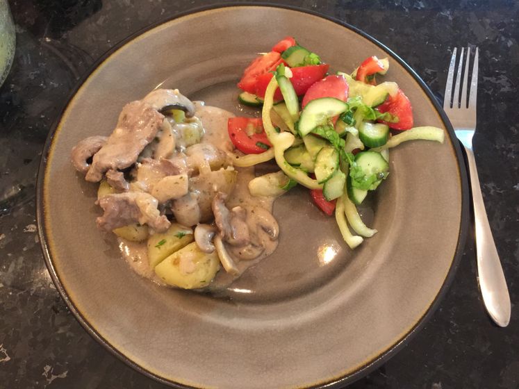 Beef stroganoff ?