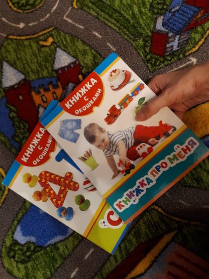 Фигурки, картинки и книжка