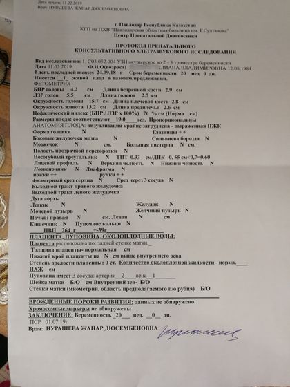 Узи 2 скрининг