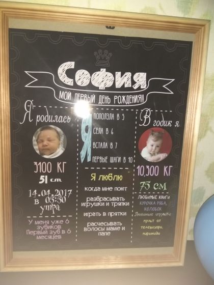 Нам годик!