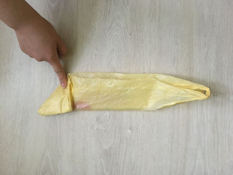 лайфак, как сложить пакет)))