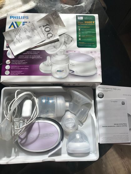 Новый молокоотсос Philips Avent электрический