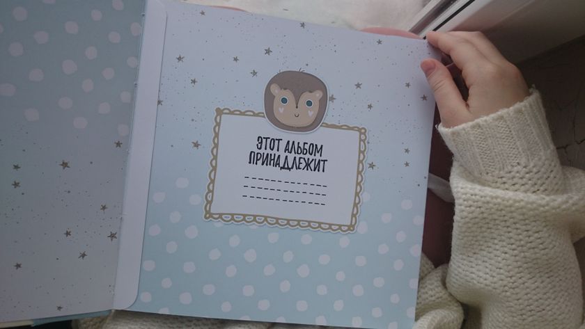 Альбом для мальчика от 0 до 1 годика