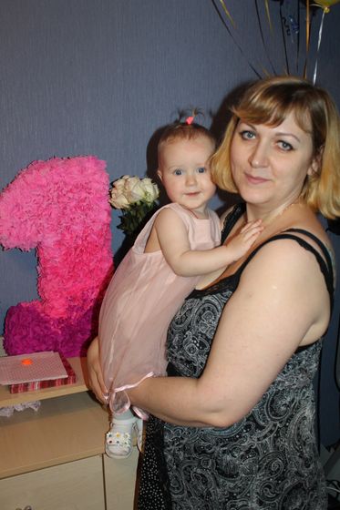 Анжелике 1 годик!👧💗👪
