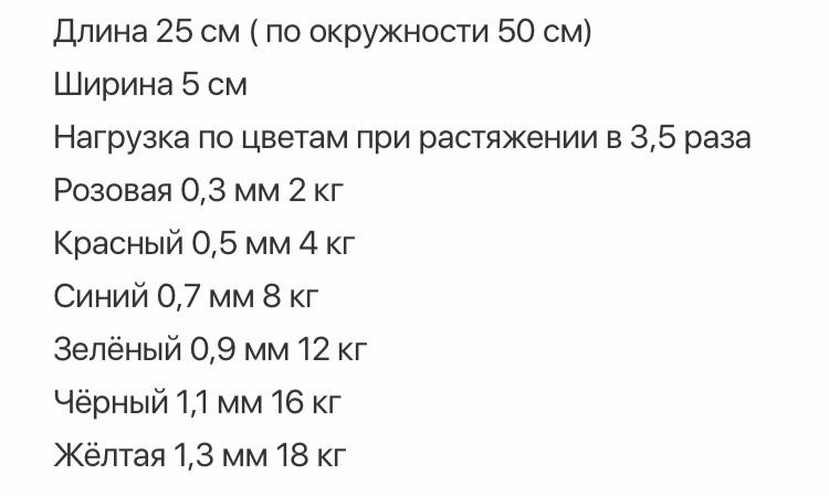Фитнес резинки