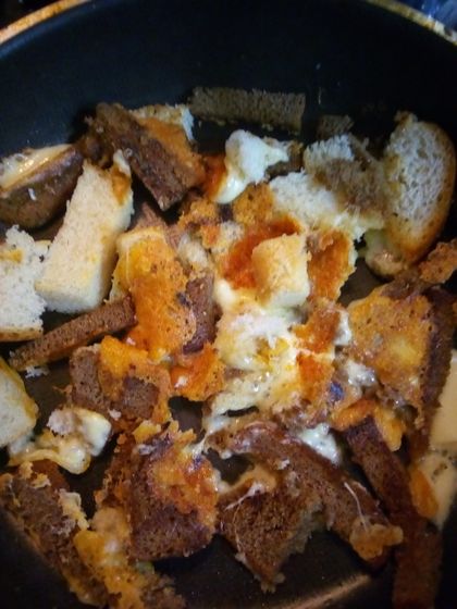Сухарики с сыром)