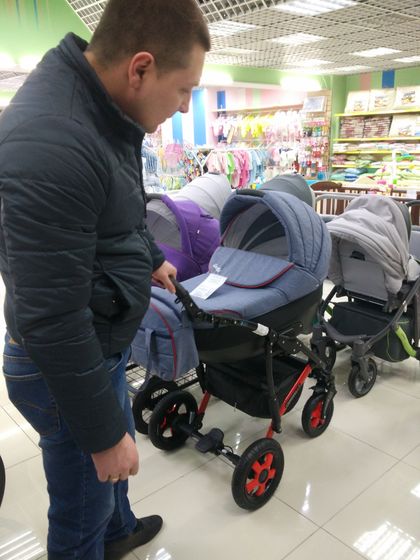Купили коляску наконец уже))