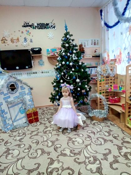 Новогодний утреник у Вероники