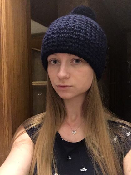 Шапочка 2в1 для мужа :)