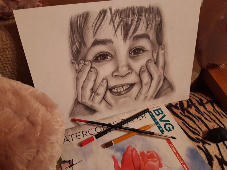 Еще один портрет уезжает в новый дом 🤗🎨