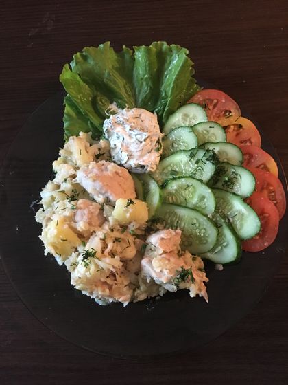 Курица с цветной капустой
