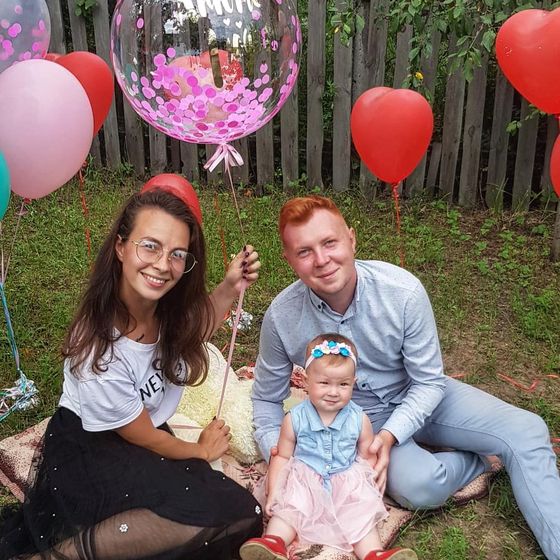 Отметили годик нашей малышки