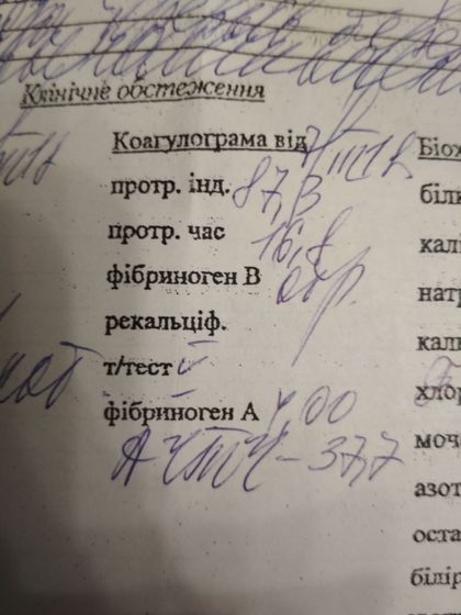 Коагулограмма