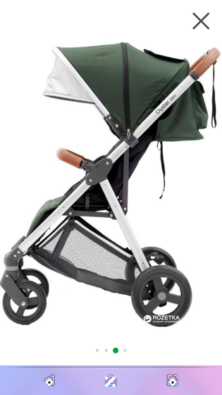 У кого такая коляска 2 в 1 BabyStyle Oyster Zero Olive