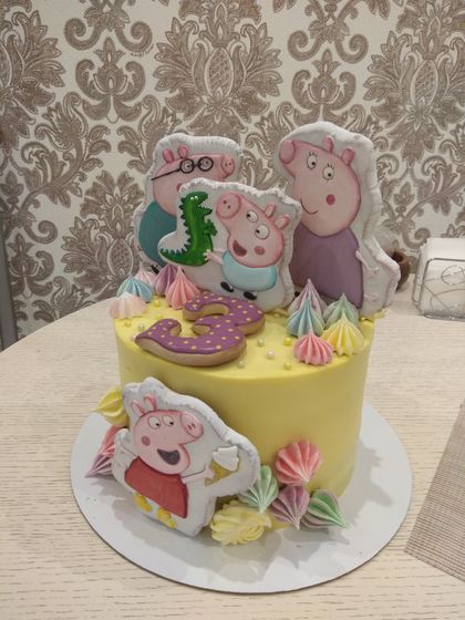 Наш торт 🎂 на ДР доченьки🍾отзыв🙏