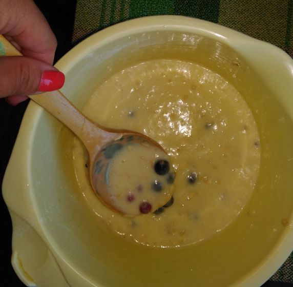 Мафины со смородиной