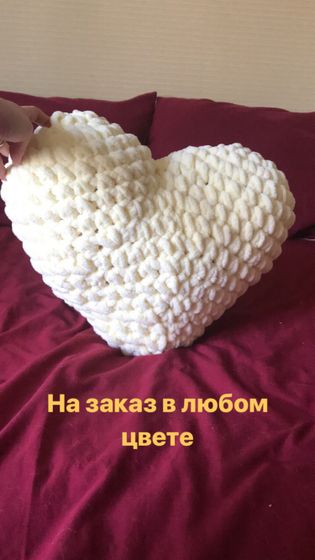 Пледы и подушки ручной работы ❤️