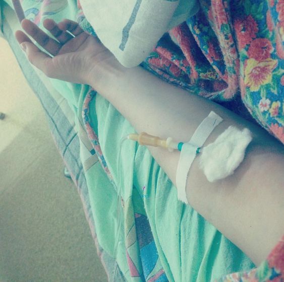 Попала в больницу