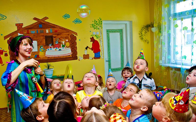 Детский сад и день рождения