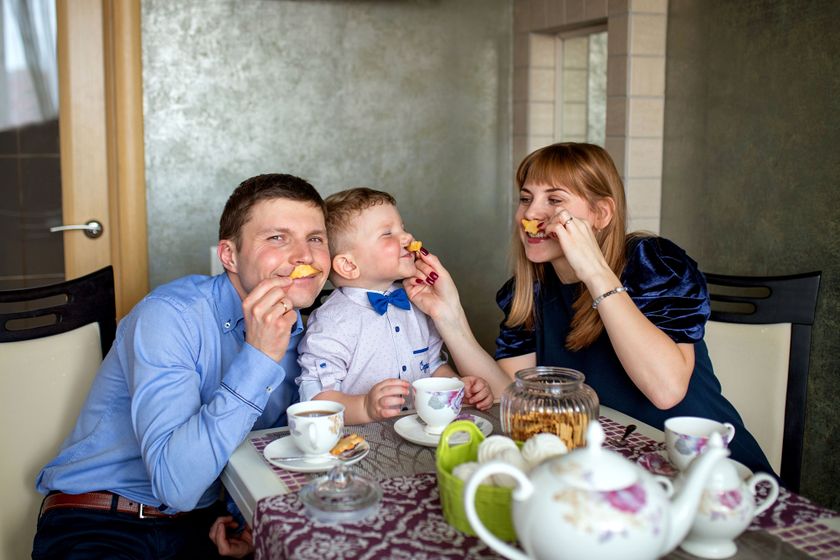 Тёплая семейная съёмка