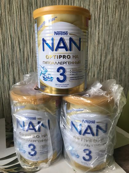 Смесь NAN гипоаллергенная 3.
