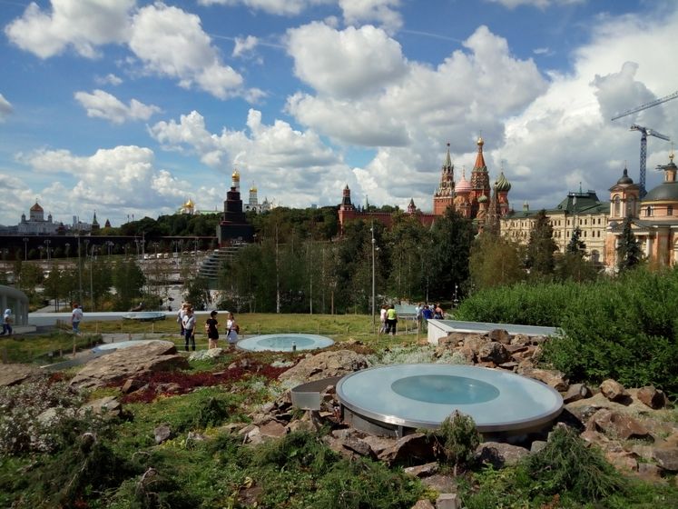 Парк Зарядье. Ч.1. Прогулки по парку